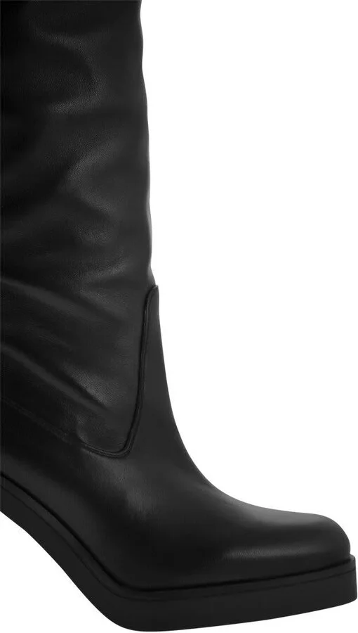 Stuart Weitzman Bethenny 80 - Leather Boot - Image 6