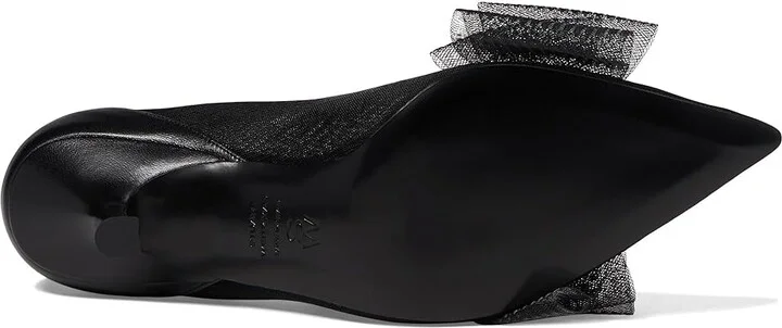 Stuart Weitzman Blushing Bow 75 Pump High Women's Heels Black : 5.5 M, Leather/Rubber - Image 3