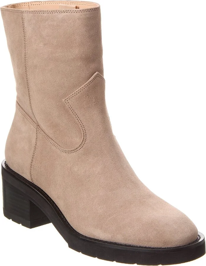 Stuart Weitzman Boulevard Suede Bootie