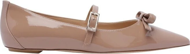 Stuart Weitzman Bow Detailed Ballerina Shoes