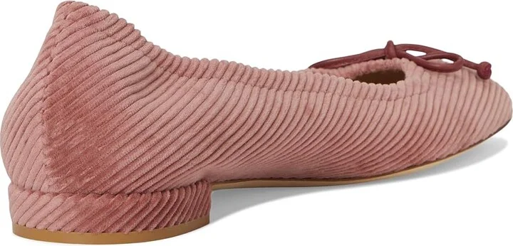Stuart Weitzman Bria Ballet Flat Women's Flat Shoes Desert Rose : 7 M, Cotton/Leather - Image 4
