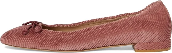 Stuart Weitzman Bria Ballet Flat Women's Flat Shoes Desert Rose : 7 M, Cotton/Leather - Image 6