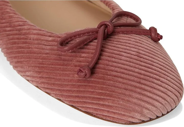Stuart Weitzman Bria Ballet Flat Women's Flat Shoes Desert Rose : 7 M, Cotton/Leather - Image 7