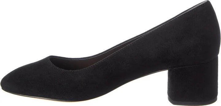 Stuart Weitzman Bridget 50 Block Leather Pump - Image 2