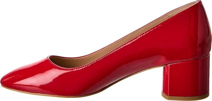 Stuart Weitzman Bridget 50 Block Patent Pump - Image 2