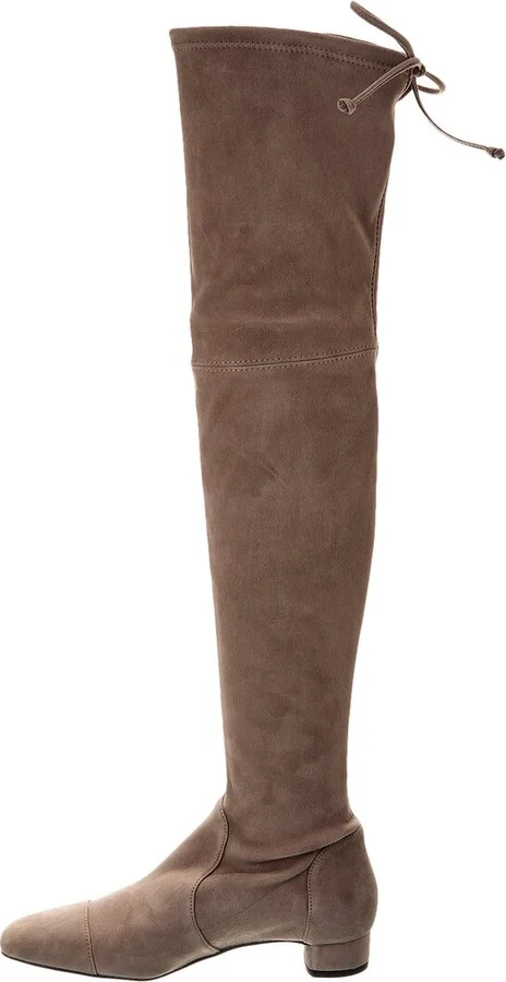 Stuart Weitzman Bridget City Suede Over-The-Knee Boot - Image 2