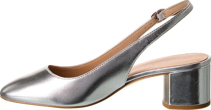 Stuart Weitzman Bridgt 50 Leather Slingback Pump - Image 2