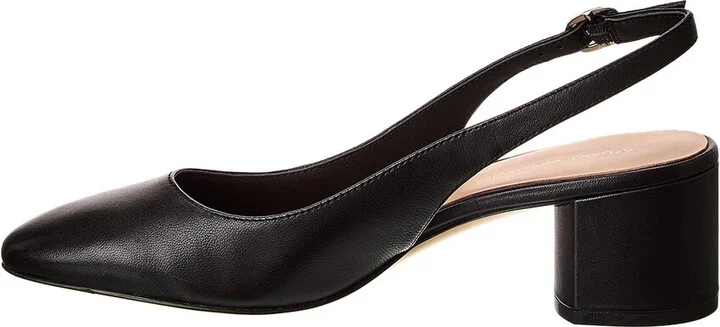 Stuart Weitzman Bridgt 50 Leather Slingback Pump - Image 2