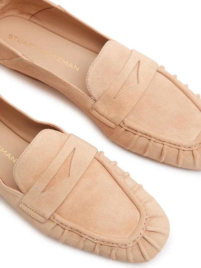 Stuart Weitzman Brooks Suede Loafers - Image 3