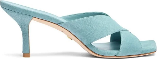 Stuart Weitzman Carmen 75 Heeled Slides