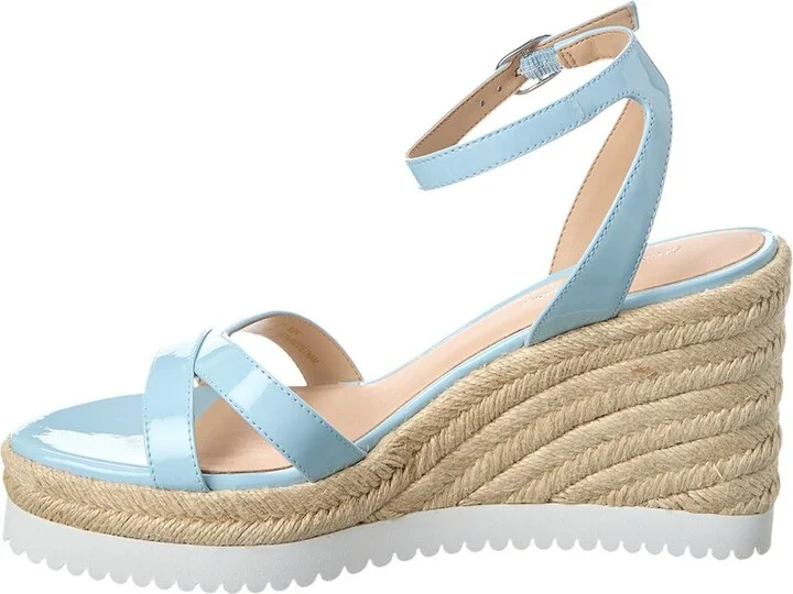 Stuart Weitzman Catlina Patent Espadrille Wedge Sandal - Image 2