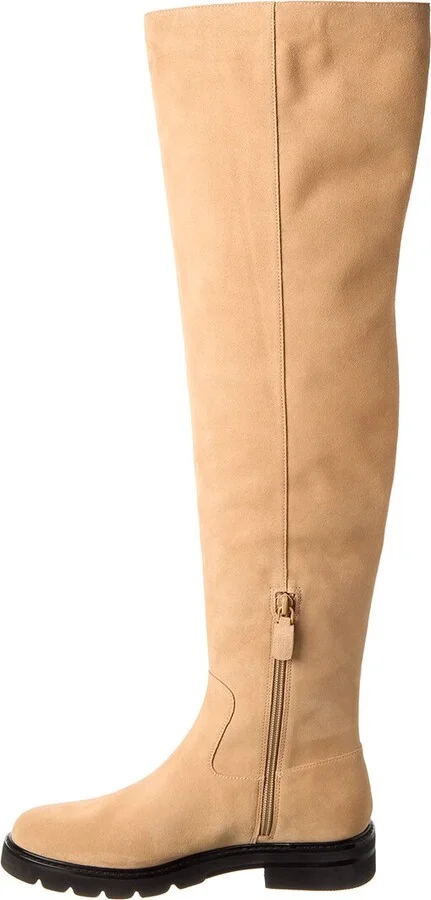 Stuart Weitzman Chicago Lug Suede Over-The-Knee Boot - Image 2