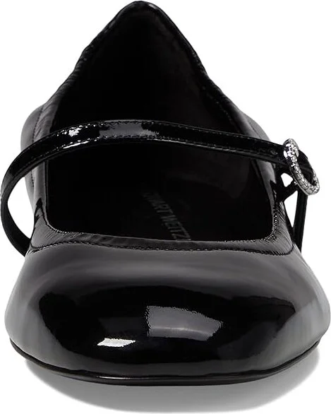 Stuart Weitzman Claris Ballet Flat Women's Flat Shoes Black : 9 M, Leather - Image 2