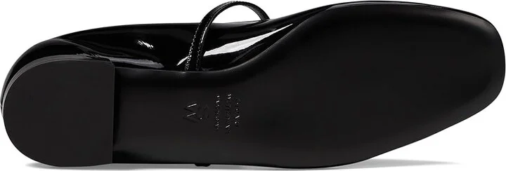 Stuart Weitzman Claris Ballet Flat Women's Flat Shoes Black : 9 M, Leather - Image 3