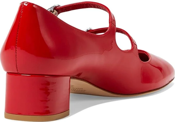 Stuart Weitzman Claris Mj 35 Pump High Women's Heels Cherry : 11 M, Leather - Image 4