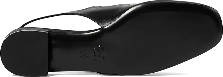 Stuart Weitzman Claris Mj Slingback Women's Flat Shoes Black : 7.5 M, Leather - Image 3