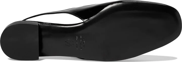 Stuart Weitzman Claris Mj Slingback Women's Flat Shoes Black : 7.5 M, Leather - Image 7