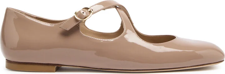 Stuart Weitzman Clem Patent Leather Ballet Flats