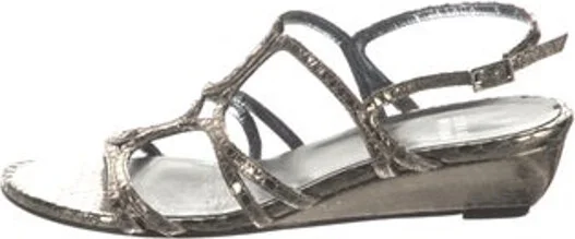 Animal Print, Metallic, Silver