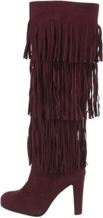 Animal Print, Burgundy