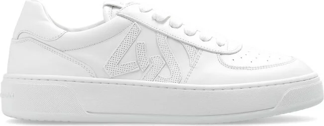 Stuart Weitzman Courtside Monogram Low-Top Sneakers