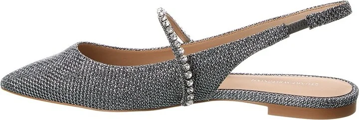 Stuart Weitzman Crystalline Mesh Slingback Flat - Image 2