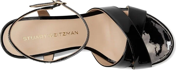 Stuart Weitzman Dayna Demi Wedge Women's Wedge Shoes Black : 11 M, Leather - Image 2