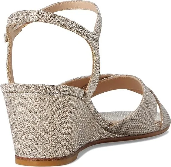 Stuart Weitzman Dayna Demi Wedge Women's Wedge Shoes Poudre : 6.5 M, Leather - Image 4
