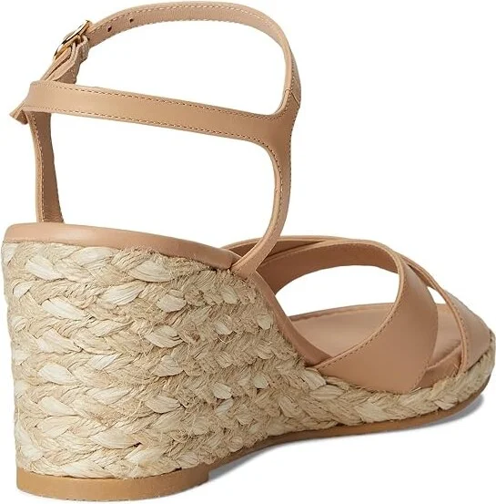 Stuart Weitzman Dayna Espadrille Wedge Women's Wedge Shoes Black/Natural : 7.5 M, Leather - Image 10