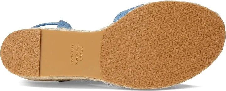 Stuart Weitzman Dayna Espadrille Wedge Women's Wedge Shoes Washed/Natural : 7.5 M, Leather - Image 3