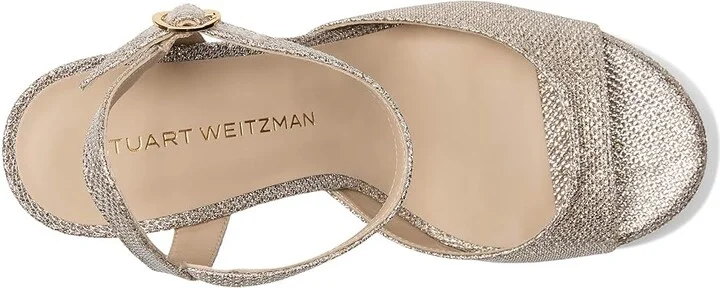 Stuart Weitzman Dayna Ii Platform Women's Sandals Poudre : 8.5 M, Leather - Image 2