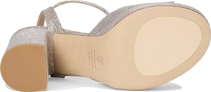 Stuart Weitzman Dayna Ii Platform Women's Sandals Poudre : 8.5 M, Leather - Image 3