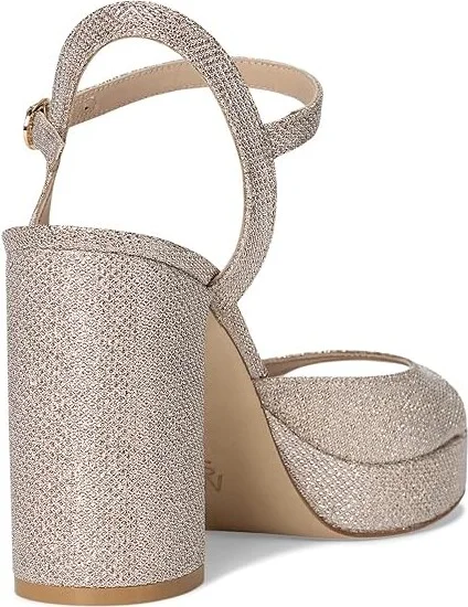 Stuart Weitzman Dayna Ii Platform Women's Sandals Poudre : 8.5 M, Leather - Image 4