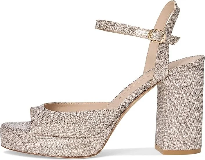 Stuart Weitzman Dayna Ii Platform Women's Sandals Poudre : 8.5 M, Leather - Image 6