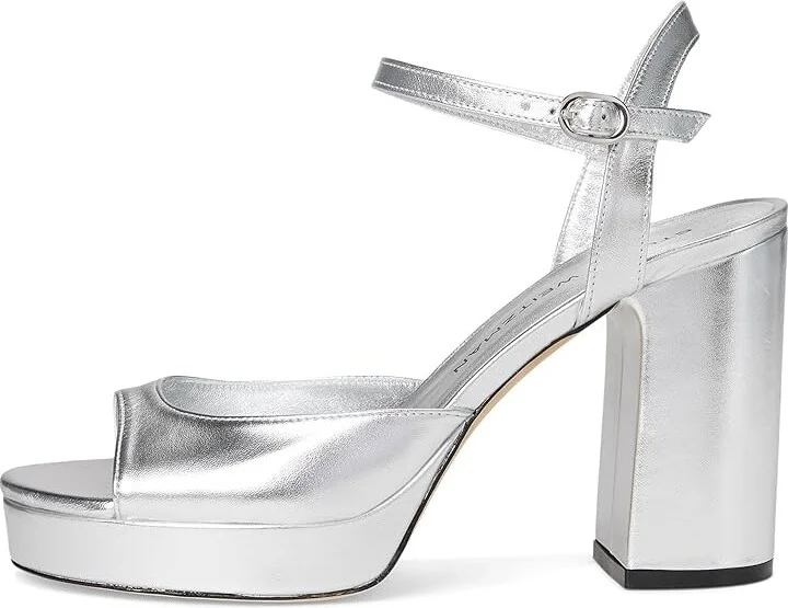 Stuart Weitzman Dayna Ii Platform Women's Sandals Silver : 12 M, Leather - Image 6