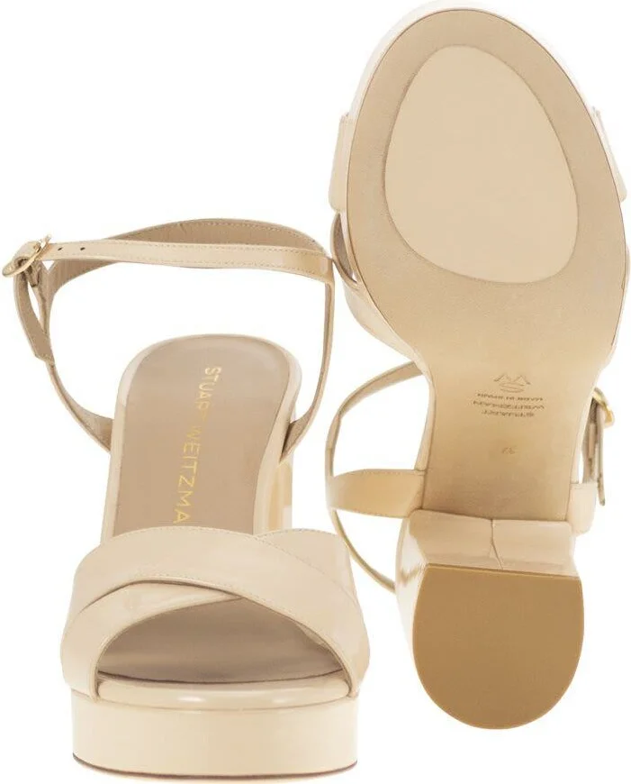 Stuart Weitzman Dayna - Leather Platform Sandal - Image 5