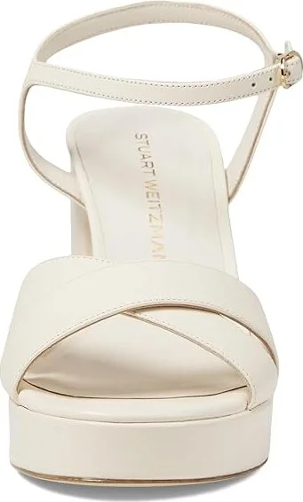 Stuart Weitzman Dayna Platform Sandal Women's Sandals Seashell : 9.5 M, Leather - Image 2