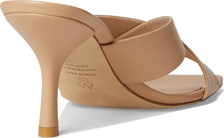 Stuart Weitzman Dayna Slide 75 Women's Wedge Shoes Black : 8.5 M, Leather - Image 10