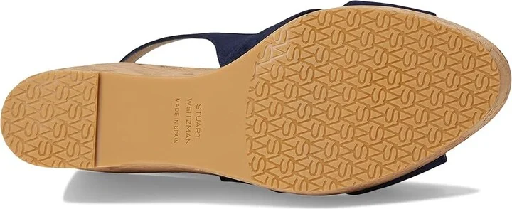 Stuart Weitzman Dayna Slingback Wedge Women's Wedge Shoes Nice Blue : 10 M, Leather - Image 3