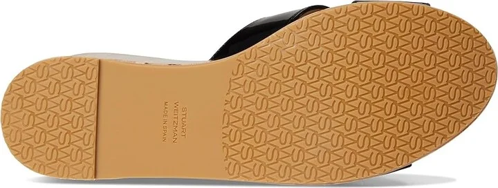 Stuart Weitzman Dayna Wedge Slide Women's Wedge Shoes Black : 7.5 M, Leather - Image 3