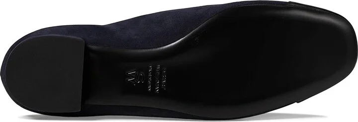 Stuart Weitzman Eden Strap Flat Women's Flat Shoes Marine Blue/Black : 6 M, Leather/Rubber - Image 3
