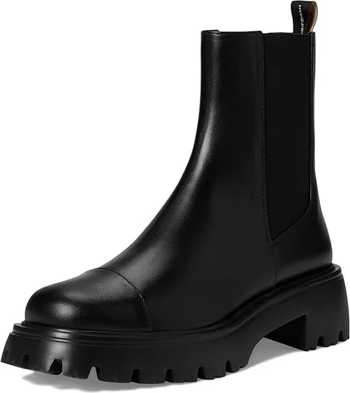 Stuart Weitzman Emerson Chelsea Bootie Women's Flat Shoes Black : 8 M, Leather - Image 5