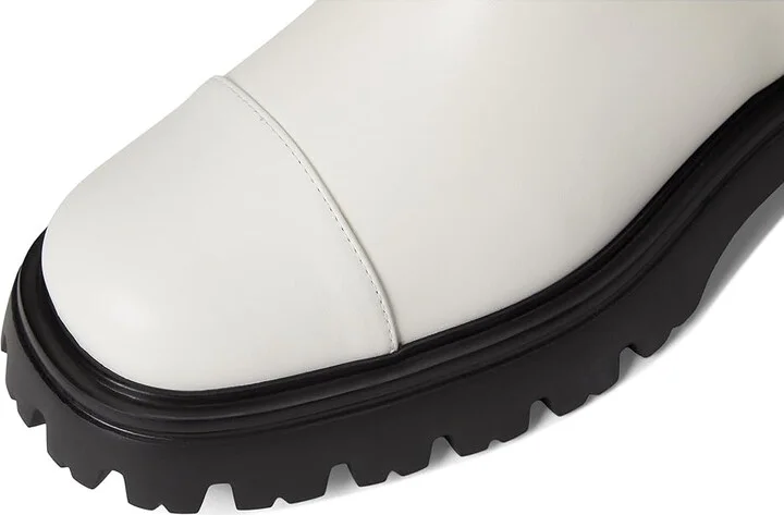 Stuart Weitzman Emerson Chelsea Bootie Women's Flat Shoes Cream : 6 M, Leather - Image 2