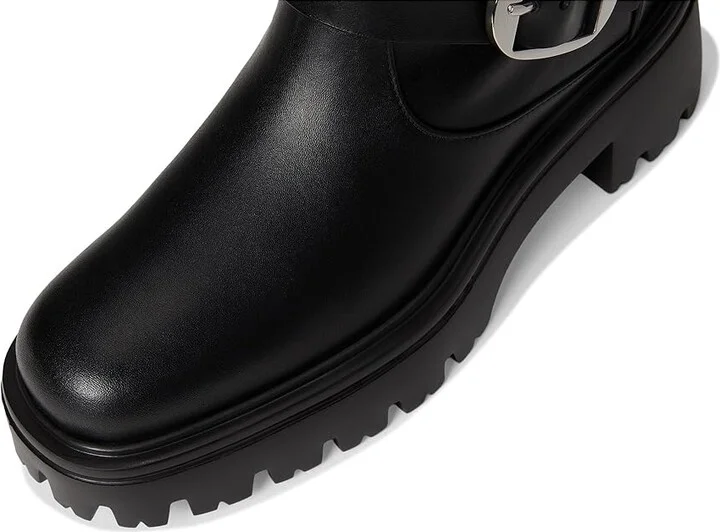 Stuart Weitzman Emerson Moto Tall Boot Women's Flat Shoes Black : 8 M, Leather - Image 2