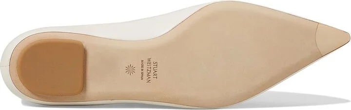 Stuart Weitzman Emilia Flat Women's Flat Shoes Seashell : 5 M, Leather - Image 3