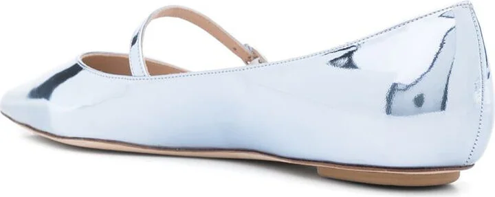 Stuart Weitzman Emilia Mary Jane Flat Shoes - Image 2