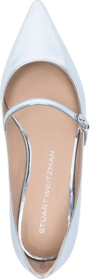 Stuart Weitzman Emilia Mary Jane Flat Shoes - Image 4