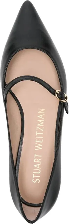 Stuart Weitzman "Emilia" Mary Jane Flat Shoes - Image 2
