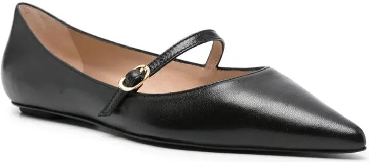 Stuart Weitzman "Emilia" Mary Jane Flat Shoes - Image 4