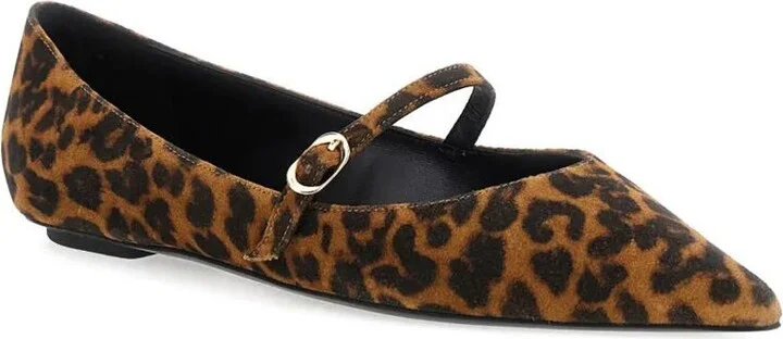 Stuart Weitzman "Emilia" Mary Jane Flat Shoes - Image 2